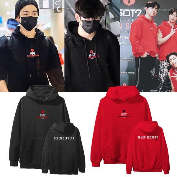men's hoodies & sweatshirts kpop got7 seven secrets hoodie casual pullover jumper sweatshirt 1, Black
men's hoodies & sweatshirts kpop got7 seven secrets hoodie casual pullover jumper sweatshirt 1, Black