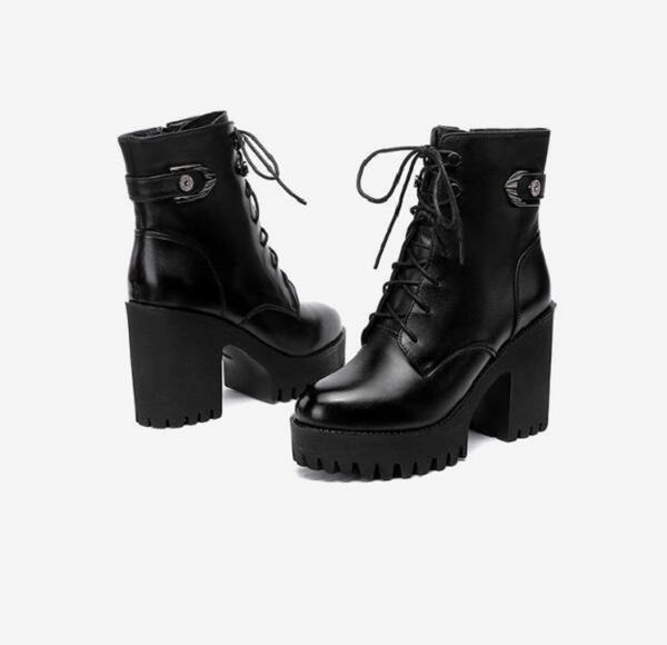 designer martin boot for women half boots chunky heels genuine leather triple black fashion girl outdoor shoes size 35-43
designer martin boot for women half boots chunky heels genuine leather triple black fashion girl outdoor shoes size 35-43