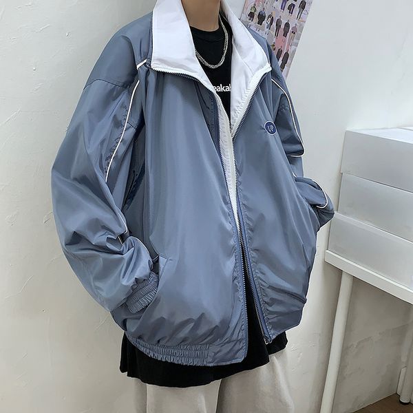 2020 autumn new youth leisure vacation two solid color student men's jacket, Black;brown
2020 autumn new youth leisure vacation two solid color student men's jacket, Black;brown