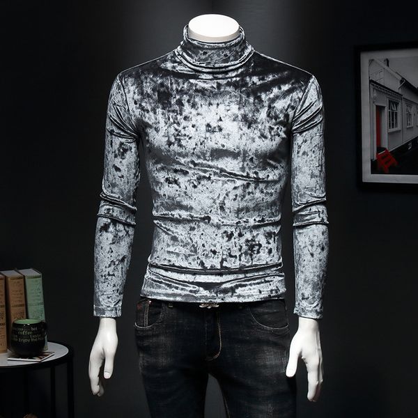 2020 velvet gray black turtleneck male autumn long intelligent sleeve casual men's warm fashions luxury tshirt yzls, White;black
2020 velvet gray black turtleneck male autumn long intelligent sleeve casual men's warm fashions luxury tshirt yzls, White;black
