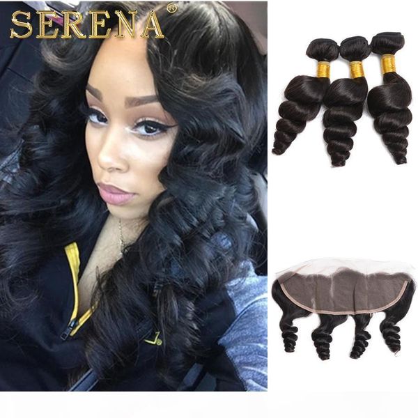 brazilian virgin hair weaves bundles with ear to ear 13x4 lace frontal closure 8a peruvian indian malaysian loose wave human hair closures, Black;brown
brazilian virgin hair weaves bundles with ear to ear 13x4 lace frontal closure 8a peruvian indian malaysian loose wave human hair closures, Black;brown