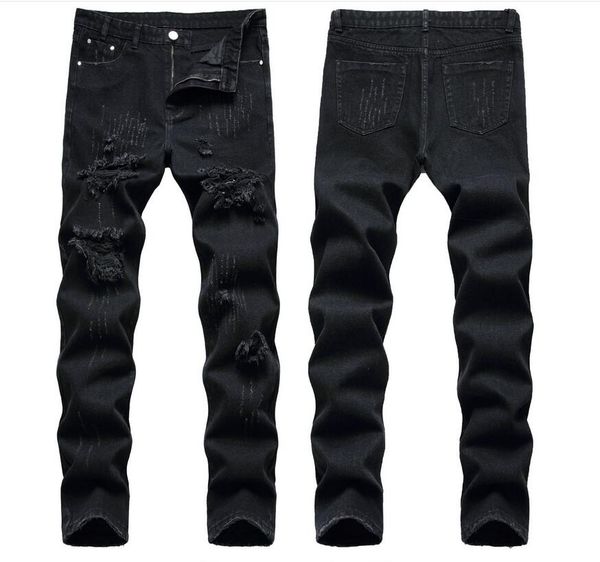 2020 new fashion streetwear mens jeans destroyed ripped pencil pants ankle regular men full length jeans, Blue
2020 new fashion streetwear mens jeans destroyed ripped pencil pants ankle regular men full length jeans, Blue