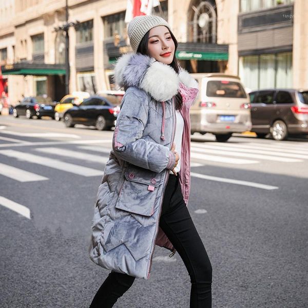 winter jacket women coats female parka thick cotton padded jacket ladies fashion hooded gold velvet cotton-padded overcoa1, Black
winter jacket women coats female parka thick cotton padded jacket ladies fashion hooded gold velvet cotton-padded overcoa1, Black