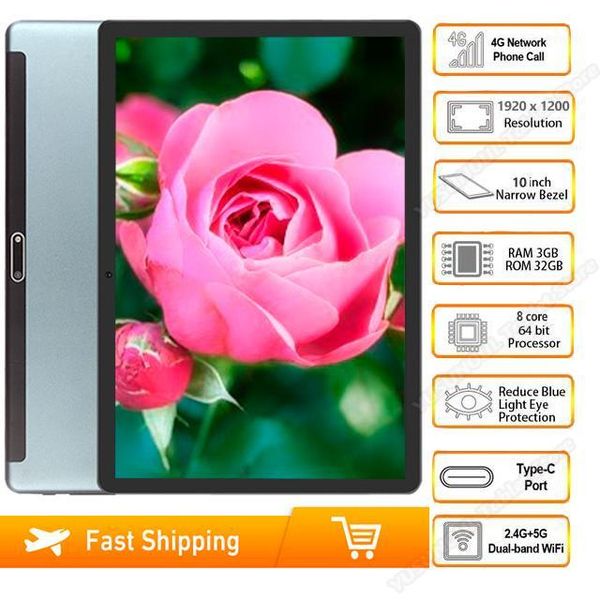 2020 3g/4g phone call android 9.0 tablet 10 inch tablet pc octa core 3gb 32/64 gb rom bluetooth wi-fi 2.5d steel screen tablets1
2020 3g/4g phone call android 9.0 tablet 10 inch tablet pc octa core 3gb 32/64 gb rom bluetooth wi-fi 2.5d steel screen tablets1