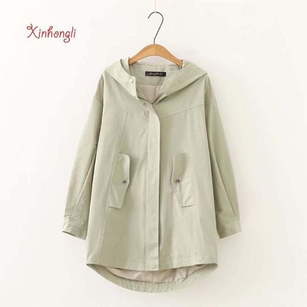 plus size zipper hooded women loose trench coats 2020 new wide-waist autumn solid black casual ladies coats female oversize1, Tan;black
plus size zipper hooded women loose trench coats 2020 new wide-waist autumn solid black casual ladies coats female oversize1, Tan;black