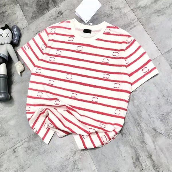 summer college style small fragrance double letters all over graffiti print stripe short sleeve women's fashion loose t-shirt category, White
summer college style small fragrance double letters all over graffiti print stripe short sleeve women's fashion loose t-shirt category, White