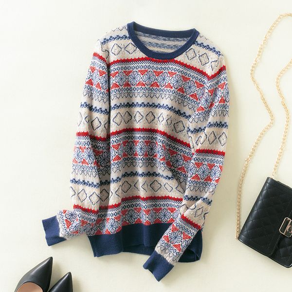 2021 quality women print thick fashion blouses the neck 100% cashmere and knit wool women's soft female pullovers high quanlity joua, White;black
2021 quality women print thick fashion blouses the neck 100% cashmere and knit wool women's soft female pullovers high quanlity joua, White;black