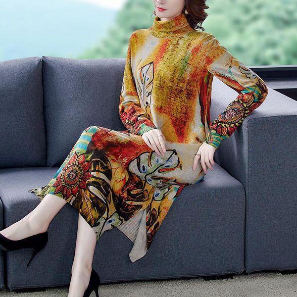 autumn vintage chic plus size women elegant bodycon long wool sweaters 2021 winter casual print knited turtleneck sweater dress, White;black
autumn vintage chic plus size women elegant bodycon long wool sweaters 2021 winter casual print knited turtleneck sweater dress, White;black