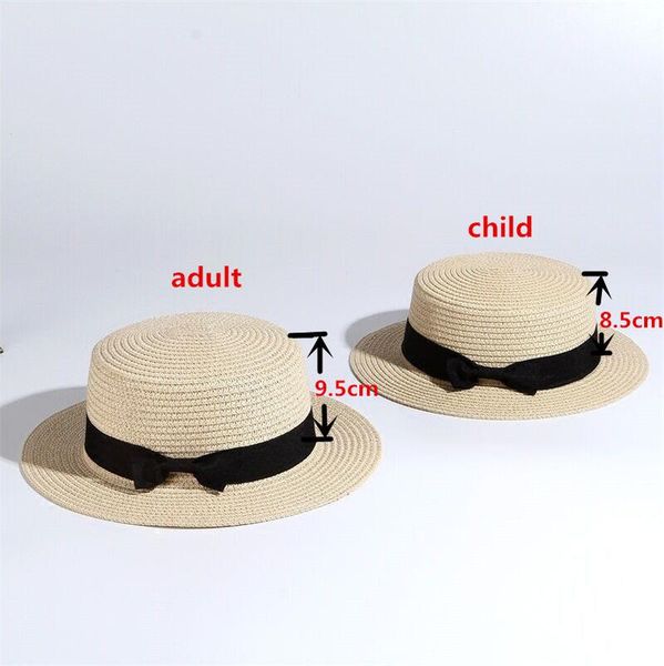 2019 parent-child sun hat women men sun hats bow hand made straw cap beach flat brim hat casual girls summer cap bbypjp bdehome, Black;white
2019 parent-child sun hat women men sun hats bow hand made straw cap beach flat brim hat casual girls summer cap bbypjp bdehome, Black;white