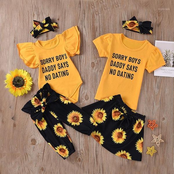 clothing sets born baby girl set rompers sleeve letter print romper+sunflower long pants+headband outfits babykleding1, White
clothing sets born baby girl set rompers sleeve letter print romper+sunflower long pants+headband outfits babykleding1, White