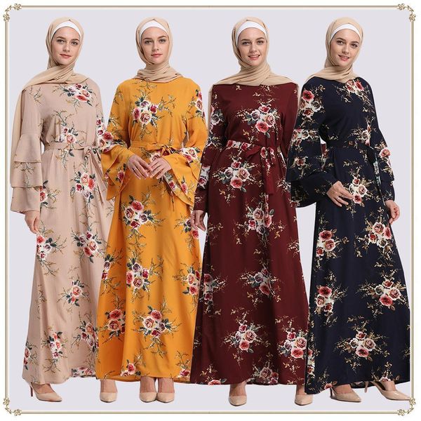 muslim print abaya flare sleeve dress long robe gowns tunic kimono ramadan islamic prayer clothing worship service wholesale, Black;gray
muslim print abaya flare sleeve dress long robe gowns tunic kimono ramadan islamic prayer clothing worship service wholesale, Black;gray