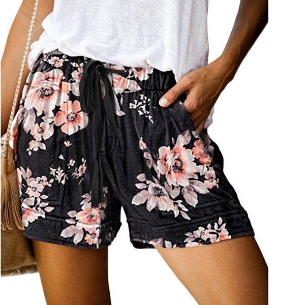 women's shorts summer casual short pants women high waist pockets fashion tie-dye print lace up plus size womens, White;black
women's shorts summer casual short pants women high waist pockets fashion tie-dye print lace up plus size womens, White;black