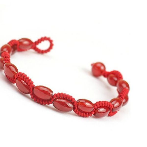 wholesale 10 pcs ethnic style handmade weave geometric shape red and black agate elastic bracelet unique jewelry
wholesale 10 pcs ethnic style handmade weave geometric shape red and black agate elastic bracelet unique jewelry