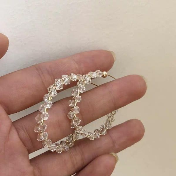 crystal earrings zircon earrings big hoop metal for women gift fashion jewelry korea pendant wedding jewelery, Golden;silver
crystal earrings zircon earrings big hoop metal for women gift fashion jewelry korea pendant wedding jewelery, Golden;silver