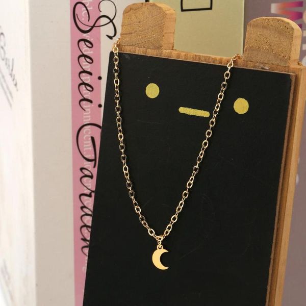 pendant necklaces trendy simple moon necklace for women statement gold silver color chain fashion jewelry
pendant necklaces trendy simple moon necklace for women statement gold silver color chain fashion jewelry