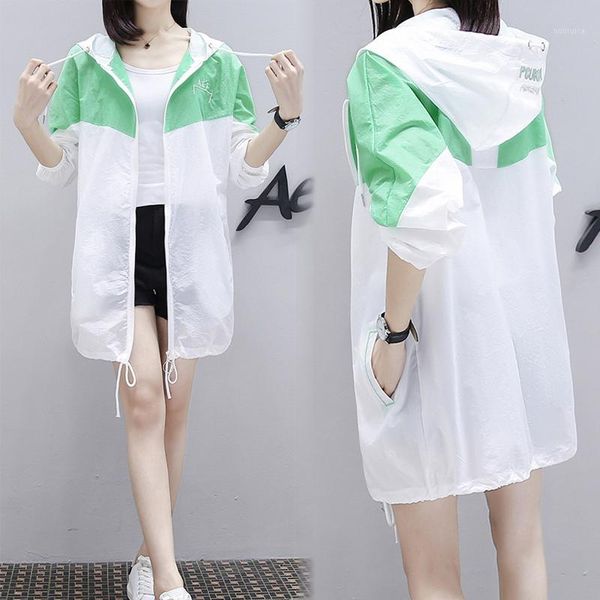new spring summer thin jacekt fashion women streetwear medium long hooded trench coat woman patchwork color overcoat outwear1, Tan;black
new spring summer thin jacekt fashion women streetwear medium long hooded trench coat woman patchwork color overcoat outwear1, Tan;black