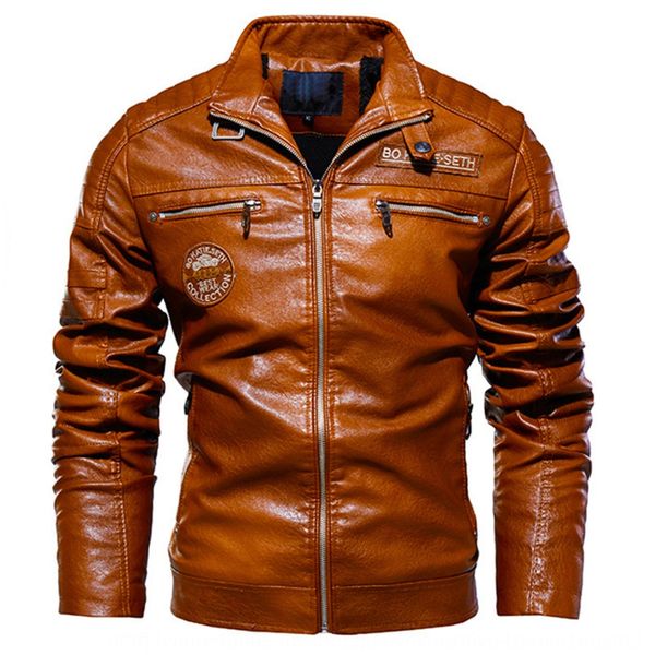 men's stand collar zipper embroidered pu jacket men's motorcycle wear motorcycle clothing leather coat leather coat wmzrh, Blue
men's stand collar zipper embroidered pu jacket men's motorcycle wear motorcycle clothing leather coat leather coat wmzrh, Blue