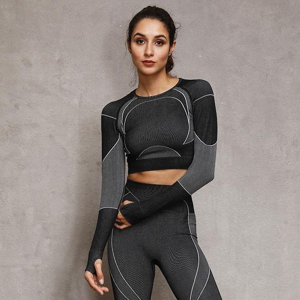 yoga outfits seamless women t-shirt sports knitted long-sleeved shirt tight-fitting running clothes workout gym wear sportswear, White;red
yoga outfits seamless women t-shirt sports knitted long-sleeved shirt tight-fitting running clothes workout gym wear sportswear, White;red