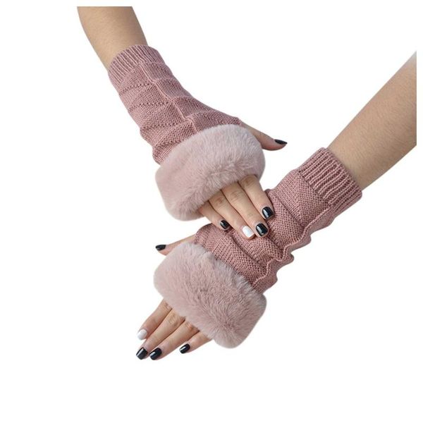winter fashion women pure color frayed warm typing elastic half finger gloves outdoor fur warm gloves clothing accessories black, Blue;gray
winter fashion women pure color frayed warm typing elastic half finger gloves outdoor fur warm gloves clothing accessories black, Blue;gray