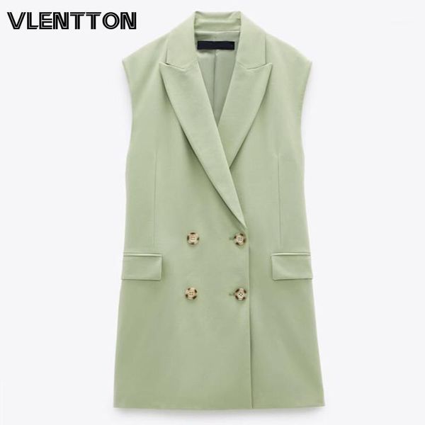 women's vests 2021 spring autumn women vintage green long blazer vest chic button sleeveless suit waistcoat female office jacket outwe, Black;white
women's vests 2021 spring autumn women vintage green long blazer vest chic button sleeveless suit waistcoat female office jacket outwe, Black;white