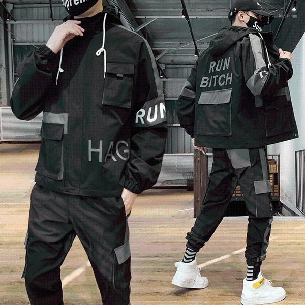 tooling suit male korean version of the trend of wild casual two-piece sports function clothing new spring1, Gray
tooling suit male korean version of the trend of wild casual two-piece sports function clothing new spring1, Gray