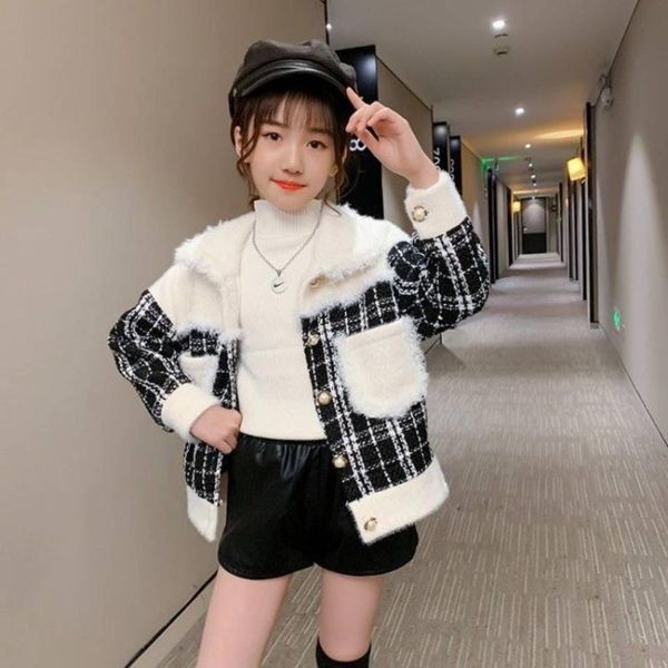 jackets children autumn winter short style outwear fashion girl clothing kids thick woolen outerwear coat, Blue;gray
jackets children autumn winter short style outwear fashion girl clothing kids thick woolen outerwear coat, Blue;gray