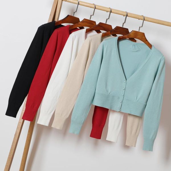 size xxl spring autumn women knitting full sleeve deep v neck short sweaters cardigans female knitted soft cardigan for woman, White;black
size xxl spring autumn women knitting full sleeve deep v neck short sweaters cardigans female knitted soft cardigan for woman, White;black