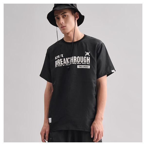 2021 spring/summer new cotton punk wind short sleeve handsome round collar casual t-shirt men's shirt 141b, White;black
2021 spring/summer new cotton punk wind short sleeve handsome round collar casual t-shirt men's shirt 141b, White;black
