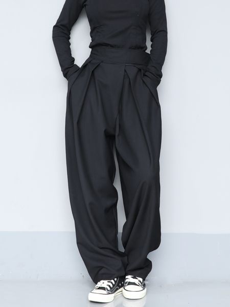 black designer woman suitpants high-waisted loose autumn long leisure pants for women men luxury zxco, Black;white
black designer woman suitpants high-waisted loose autumn long leisure pants for women men luxury zxco, Black;white