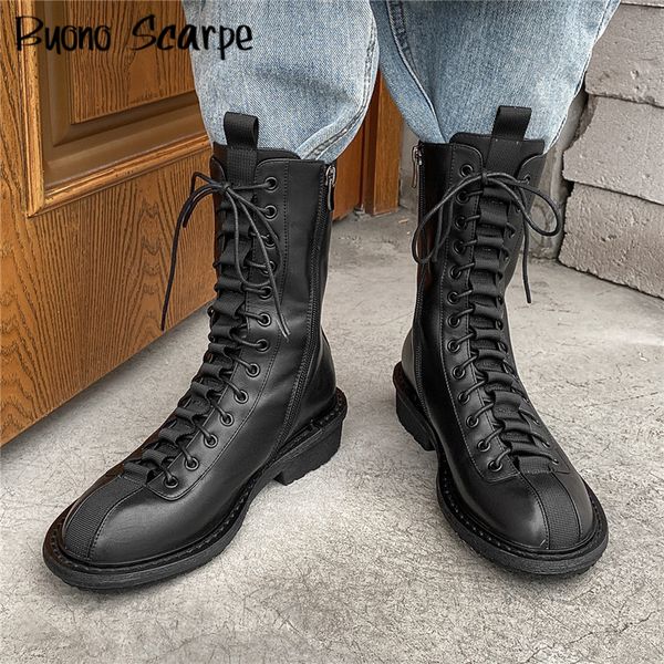 cross tied genuine leather women army boots casual lace up punk boots ladies autumn winter ankle booties new cool quality shoes, Black
cross tied genuine leather women army boots casual lace up punk boots ladies autumn winter ankle booties new cool quality shoes, Black