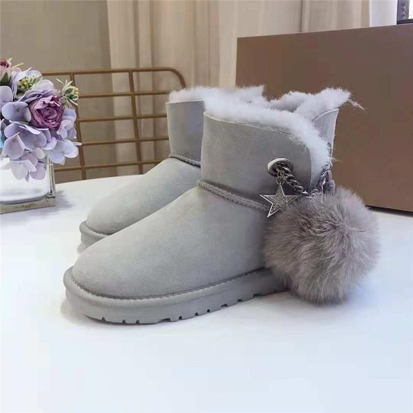 classic real sheepskin 2020 women's shoes nature fur wool leather woman snow boots genuine sheepskin warm boots, Black
classic real sheepskin 2020 women's shoes nature fur wool leather woman snow boots genuine sheepskin warm boots, Black
