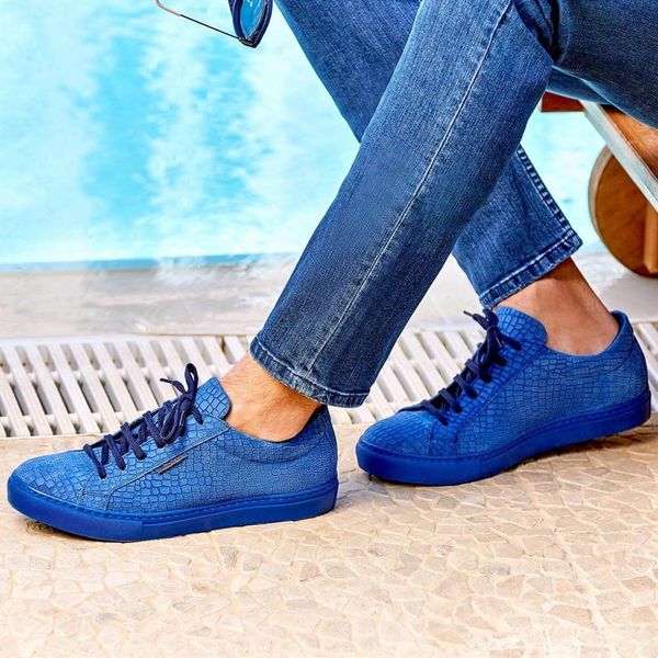 sail-lakers genuine leather men's sneakers croco pattern casual sports shoes 4 color very comfortable men 's shoes t200610, Black
sail-lakers genuine leather men's sneakers croco pattern casual sports shoes 4 color very comfortable men 's shoes t200610, Black