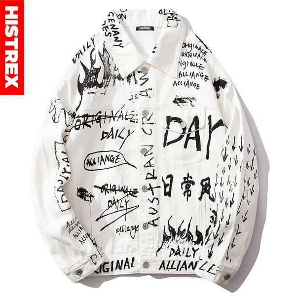 histrex graffiti letter white denim jacket outwear hip hop fashion 2020 classic hip hop mens printed spring jeans jacket 2766q#, Black;brown
histrex graffiti letter white denim jacket outwear hip hop fashion 2020 classic hip hop mens printed spring jeans jacket 2766q#, Black;brown