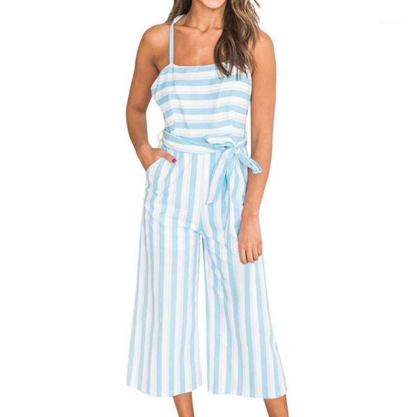 summer women striped long jumpsuit playsuit fashion pocket belt tie up fit strappy wide leg jumpsuit ladies harajuku streetwear1, Black;white
summer women striped long jumpsuit playsuit fashion pocket belt tie up fit strappy wide leg jumpsuit ladies harajuku streetwear1, Black;white