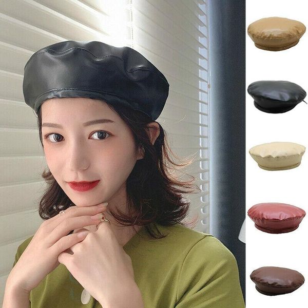beret patent leather ladies blue women's french painter flat beret 2020 new arrival ladies solid color warm fashion, Blue;gray
beret patent leather ladies blue women's french painter flat beret 2020 new arrival ladies solid color warm fashion, Blue;gray