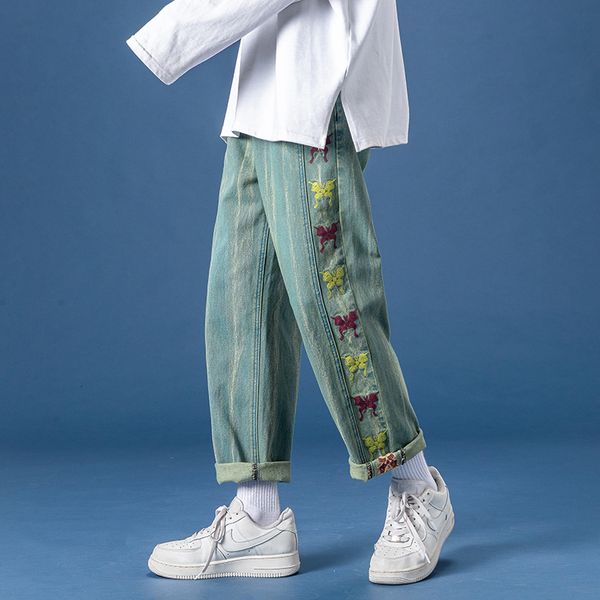 2021 new men blue streetwear jeans black korean fashions hare male denies large-size pants oas8, Black;brown
2021 new men blue streetwear jeans black korean fashions hare male denies large-size pants oas8, Black;brown