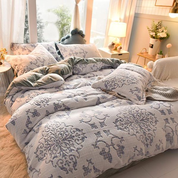 bedding sets milk velvet set double-sided fleece duvet cover bed sheet pillowcase home textile comfortable healthy fabric
bedding sets milk velvet set double-sided fleece duvet cover bed sheet pillowcase home textile comfortable healthy fabric