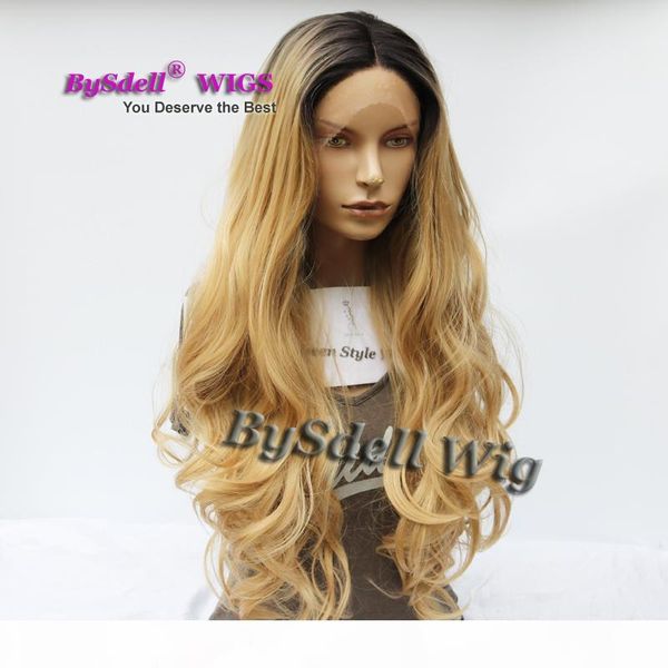 new arrival white woman wig black root ombre dark blonde color synthetic natural hair lace front wigs for white black women
new arrival white woman wig black root ombre dark blonde color synthetic natural hair lace front wigs for white black women