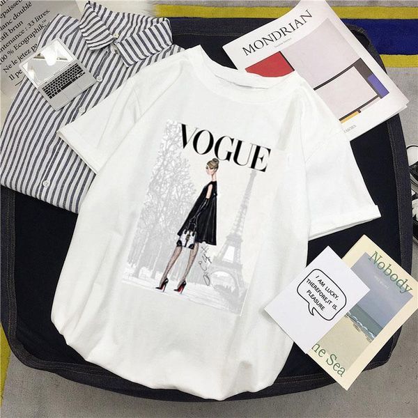 футболка vogue w женщины мода мультфильм печать белая футболка harajuku tshirt короткие рукава топы tee рубашка femme летняя футболка, White
футболка vogue w женщины мода мультфильм печать белая футболка harajuku tshirt короткие рукава топы tee рубашка femme летняя футболка, White