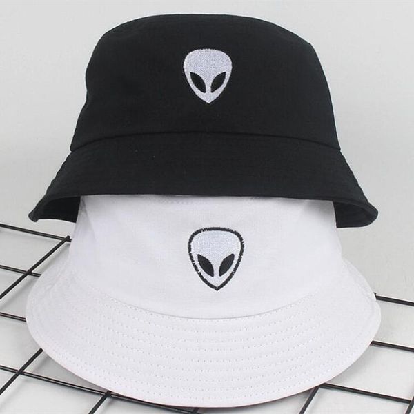 cloches alien bucket hat bob caps hip hop men women summer panama cap beach fishing boonie black white two sides, Blue;gray
cloches alien bucket hat bob caps hip hop men women summer panama cap beach fishing boonie black white two sides, Blue;gray