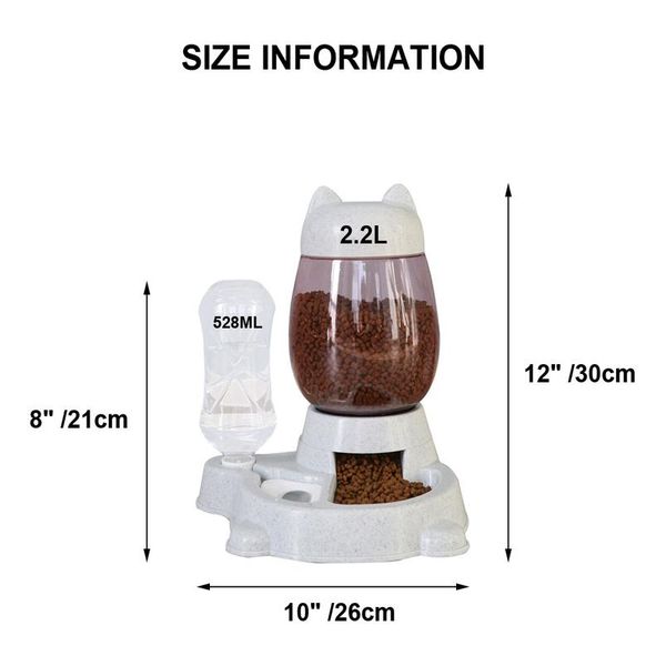 2.2l pet dog cat matic feiter dog cat peating bower пищевая вода дозатор большая емкость кошек кормление контейнер wmtlau
2.2l pet dog cat matic feiter dog cat peating bower пищевая вода дозатор большая емкость кошек кормление контейнер wmtlau