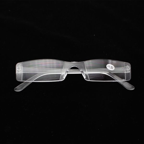 presbyo pia 1.00-4.00 diopter eyeglasses clear new rimless reading glasses
presbyo pia 1.00-4.00 diopter eyeglasses clear new rimless reading glasses