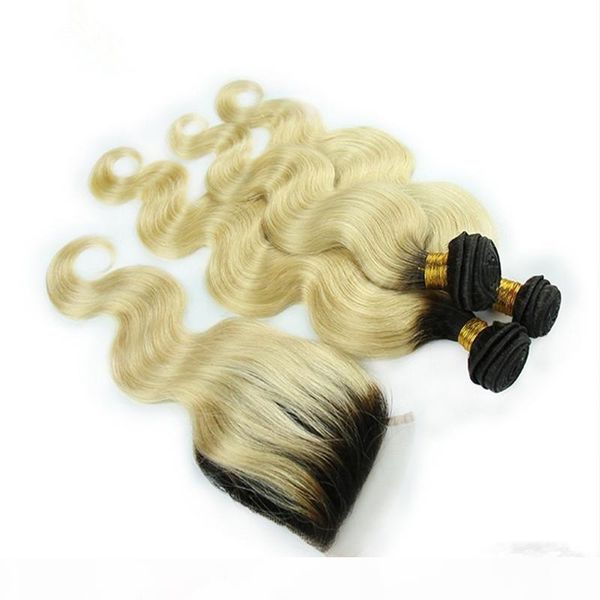peruvian #1b 613 blonde ombre hair with 4x4 lace closure body wave blonde dark roots ombre hair weave bundles with closure 4pcs lot, Black
peruvian #1b 613 blonde ombre hair with 4x4 lace closure body wave blonde dark roots ombre hair weave bundles with closure 4pcs lot, Black