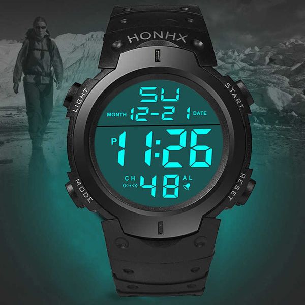 men's sport casual led watches men digital clock multi-functional rubber man fitness army military electronic watch reloj hombre, Silver
men's sport casual led watches men digital clock multi-functional rubber man fitness army military electronic watch reloj hombre, Silver