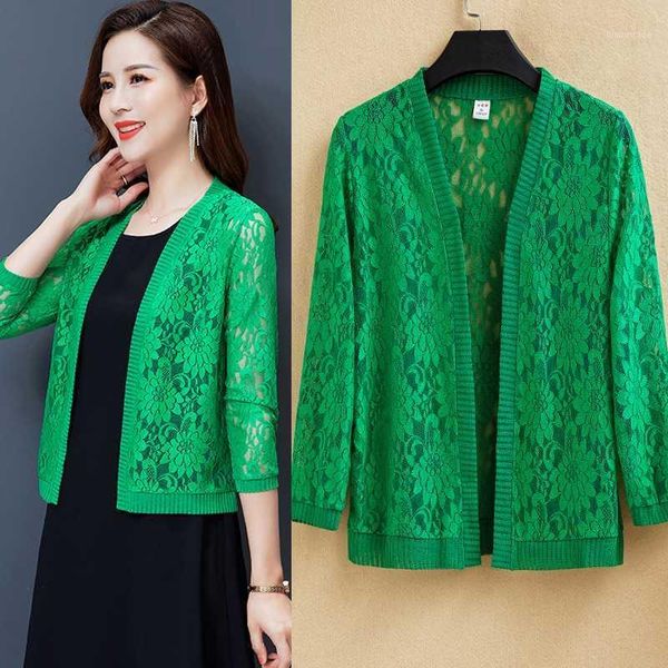 women's jackets 5xl plus size jacket women long sleeve solid loose lace coat 2021 summer fashion ladies all match casual thin casacos1, Black;brown
women's jackets 5xl plus size jacket women long sleeve solid loose lace coat 2021 summer fashion ladies all match casual thin casacos1, Black;brown