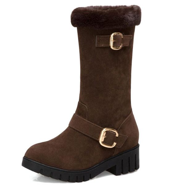 booty woman female shoes plush round toe rubber ladies med fur leather padded large size rock mid calf flock, Black
booty woman female shoes plush round toe rubber ladies med fur leather padded large size rock mid calf flock, Black