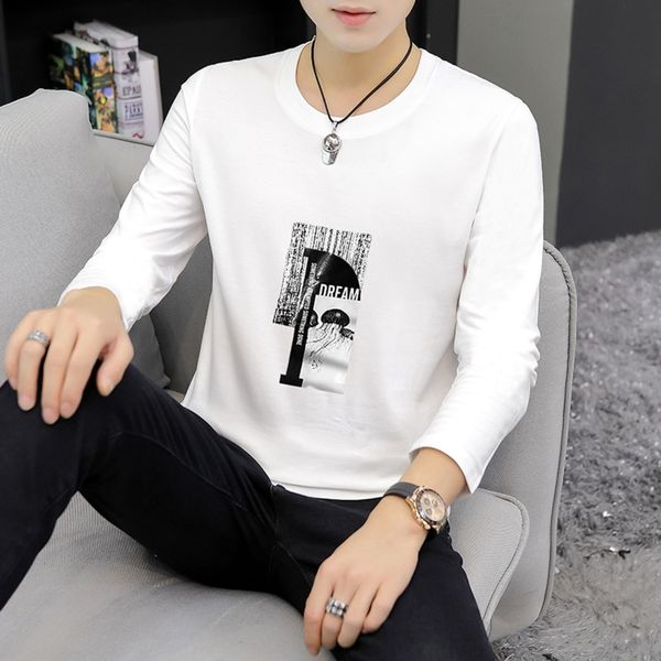 2020 new autumn men's korean fashion long pullover cotton sleeve t-shirt men's fashion printed pullover crew neck cotton t-shirt t, Blue
2020 new autumn men's korean fashion long pullover cotton sleeve t-shirt men's fashion printed pullover crew neck cotton t-shirt t, Blue