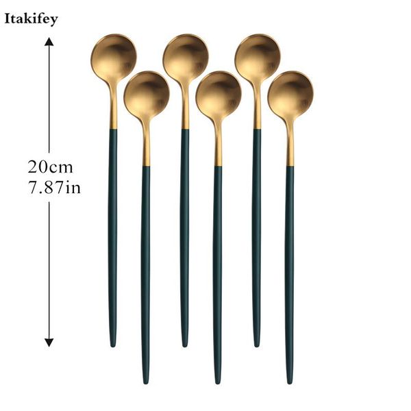 stainless steel coffee spoon cute dessert dinner soup spoons long handle stirring teaspoon cutlery ice cream spoon set tableware
stainless steel coffee spoon cute dessert dinner soup spoons long handle stirring teaspoon cutlery ice cream spoon set tableware