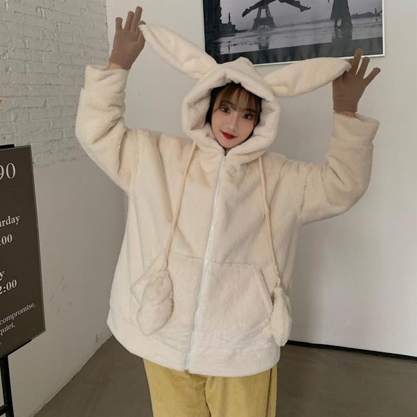 cute coat warm women long sleeve sweet kawaii jacket hooded female autumn winter loose casual sweatshirt coat, Black;brown
cute coat warm women long sleeve sweet kawaii jacket hooded female autumn winter loose casual sweatshirt coat, Black;brown