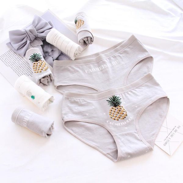 6pcs/lot briefs pineapple print underwear women's panties cotton panty female lingerie underpants woman intimate wholesale1, Black;pink
6pcs/lot briefs pineapple print underwear women's panties cotton panty female lingerie underpants woman intimate wholesale1, Black;pink